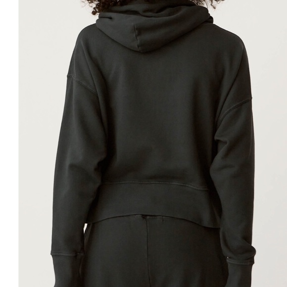 Daydreamer LA Eye Cropped Hoodie Vintage Black NWT - Picture 2 of 9